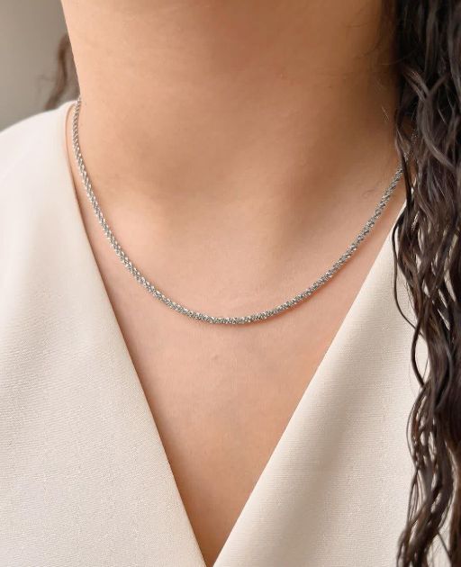 زنجیر خاویاری استیل کد 1647 - خرید آنلاین از گالری آداس